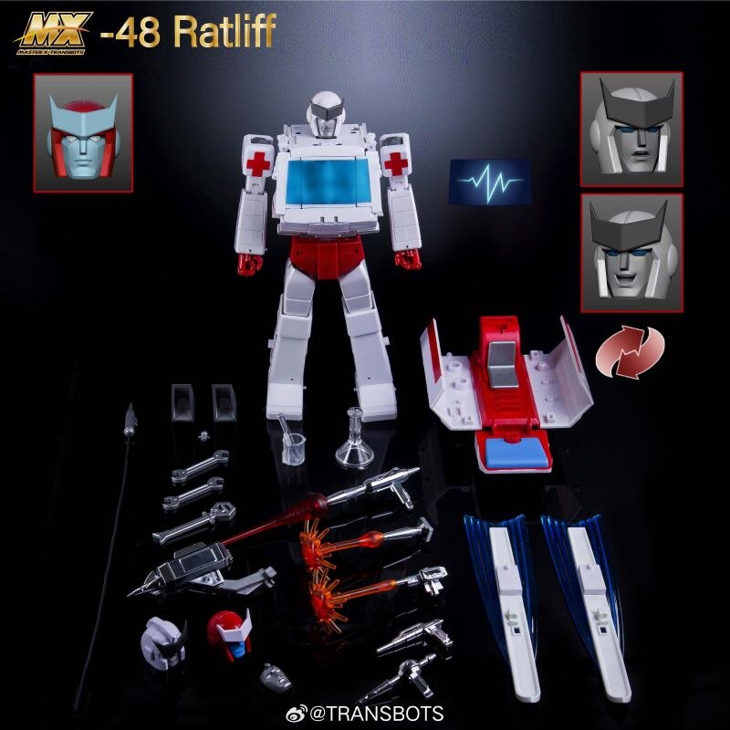 MX-48 Ratliff (MP Ratchet) New Stock Images from X-Transbots